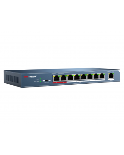 DS-3E0109P-E/M(B). Коммутатор с питанием POE. Hikvision в Коломне