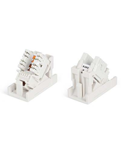 SIP2K-C6-M45-22.5. Вставка 45x22,5 с наклонным модулем RJ-45 категории 6. Hyperline в Коломне