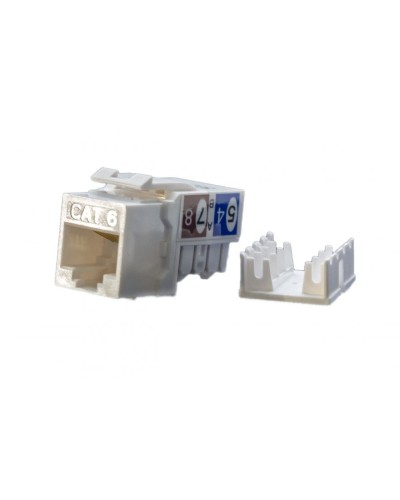 KJ9-8P8C-C6-90-WH. Вставка Keystone Jack RJ-45. Hyperline в Коломне