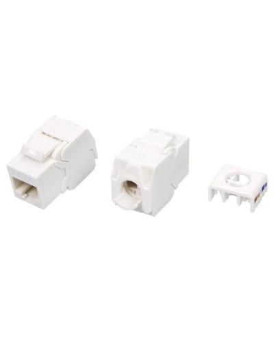 KJ8-8P8C-C6-180-TLS-WH. Вставка Keystone Jack RJ-45. Hyperline в Коломне