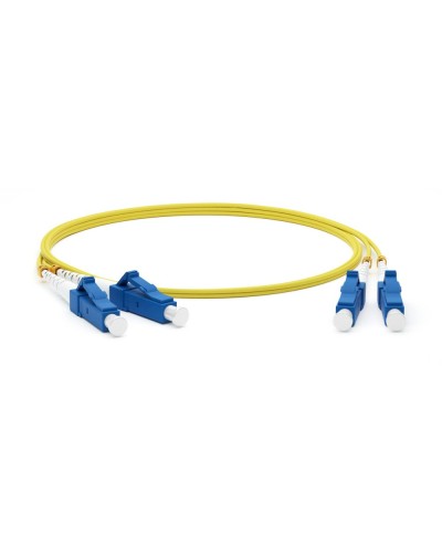 FC-D2-9-LC/UR-LC/UR-H-5M-LSZH-YL. Патч-корд волоконно-оптический одномодовый. Hyperline в Коломне