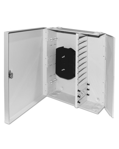 FO-WBX-12xSLT-W140H42-96UN-GY. Кросс оптический настенный. Hyperline в Коломне