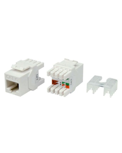 KJ8-8P8C-C6-180-WH. Вставка Keystone Jack RJ-45. Hyperline в Коломне