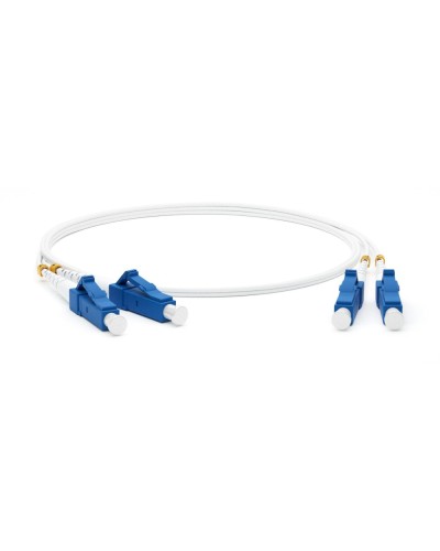 FC-D2-9A1-LC/UR-LC/UR-H-1M-LSZH-WH. Патч-корд волоконно-оптический LC-LC. Hyperline в Коломне