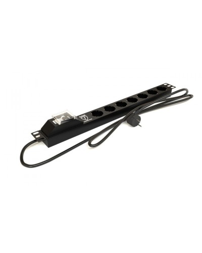 SHE19-7SH-BF-2.5EU. Блок розеток 19. Hyperline в Коломне