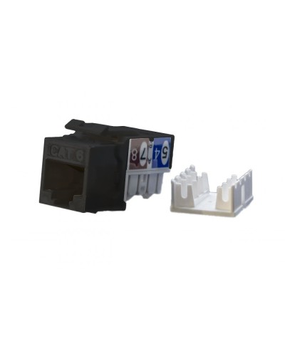 KJ9-8P8C-C6-90-BK. Вставка Keystone Jack RJ-45. Hyperline в Коломне