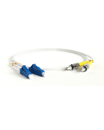 FC-D2-9A1-LC/UR-ST/UR-H-1M-LSZH-WH. Патч-корд волоконно-оптический ST-LC. Hyperline в Коломне