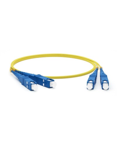 FC-D2-9-SC/UR-SC/UR-H-5M-LSZH-YL. Патч-корд волоконно-оптический одномодовый. Hyperline в Коломне