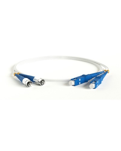 FC-D2-9A1-FC/UR-SC/UR-H-1M-LSZH-WH. Патч-корд волоконно-оптический SC-FC. Hyperline в Коломне