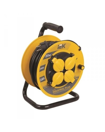 УК40 4 места, 40м (WKP15-16-04-40-44). Удлинитель на катушке Industrial plus. IEK в Коломне