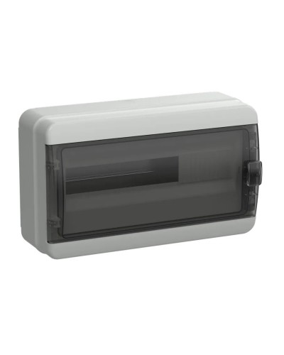 Корпус пластиковый КМПн-18 IP65 TEKFOR (TF5-KP72-N-18-65-K03-K02). Корпус модульный пластиковый черная прозрачная дверь. IEK в Коломне