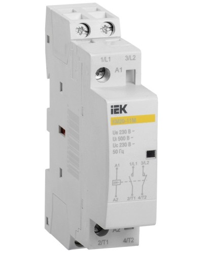 Контактор модульный КМ20-11M AC (MKK11-20-11). Контактор модульный. IEK в Коломне