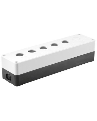 Корпус КП105(6) для кнопок 5(6) мест белый (BKP10-6-K01). Корпус для кнопочных постов. IEK в Коломне