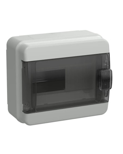Корпус пластиковый КМПн-8 IP65 TEKFOR (TF5-KP72-N-08-65-K03-K02). Корпус модульный пластиковый черная прозрачная дверь. IEK в Коломне