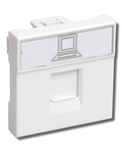 РКИ-20-00-П RJ-45 UTP белая (CKK-40D-RI2-K01). Розетка информационная 2 модуля ПРАЙМЕР. IEK в Коломне