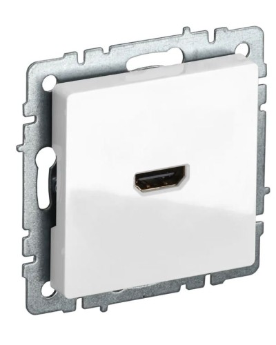Розетка HDMI РHDMI-0-БрБ белая BRITE (BR-H10-K01). Розетка HDMI. IEK в Коломне