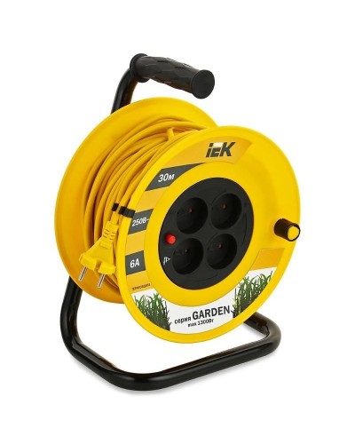 УК30 4 места, 30м (WKP23-06-04-30). Удлинитель на катушке Garden. IEK в Коломне