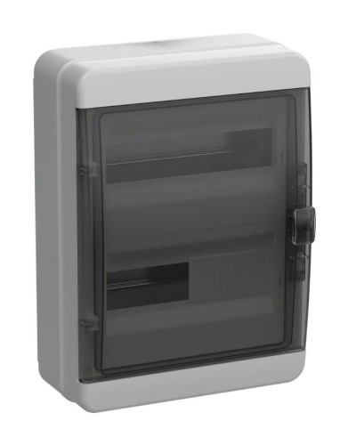Корпус пластиковый КМПн-24 IP65 TEKFOR (TF5-KP72-N-24-65-K03-K02). Корпус модульный пластиковый черная прозрачная дверь. IEK в Коломне
