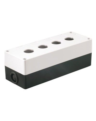 Корпус КП104 для кнопок 4 места белый (BKP10-4-K01). Корпус для кнопочных постов. IEK в Коломне