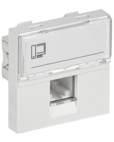 Розетка RJ45 кат.6 PRIMER РКИ-20-00-П-6 белый IEK (PR-KK40D-RI-0-2-1C06U-K01). Розетка RJ-45. IEK в Коломне