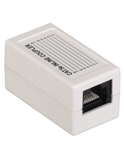 CS70-1C5EU. Проходной адаптер категория 5Е UTP тип RJ45-RJ45, белый. ITK в Коломне