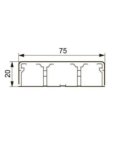 Короб DLPlus 75х20 (030033): Кабель-канал в Коломне