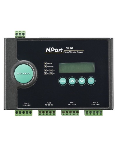 NPort 5430. 4-портовый асинхронный сервер. MOXA в Коломне