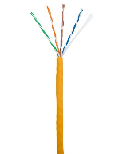 U/UTP 4pair, Cat5e, In, LSZH (EC-UU004-5E-LSZH-OR). Кабель «витая пара» (LAN) для структурированных систем связи. NETLAN в Коломне