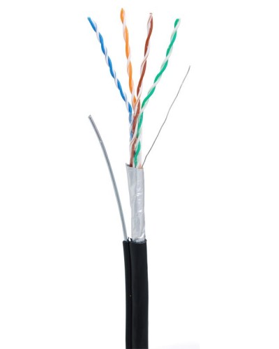 F/UTP 4pair, Cat5e, Out, Sw (EC-UF004-5E-PE-SW-BK). Кабель «витая пара» (LAN) для структурированных систем связи. NETLAN в Коломне