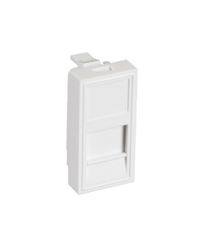 EC-IMH-1-WT-10 (10шт). Вставка 45x45 (Mosaic) для 1 модуля Keystone Jack. NETLAN в Коломне