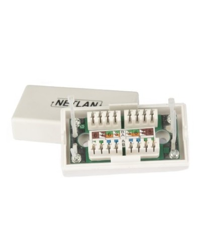 EC-UCB-IDC-UD2-WT-10 (10 шт). Проходной соединитель. NETLAN в Коломне