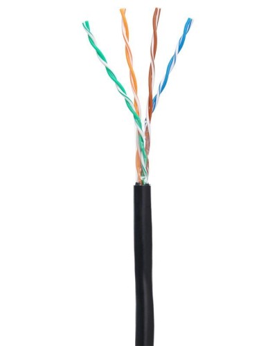 U/UTP 4pair, Cat5е, Out, PE (EC-UU004-5E-PE-BK). Кабель «витая пара» (LAN) для структурированных систем связи. NETLAN в Коломне