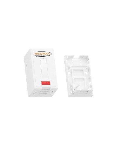 NMC-MB1P-ST-WT. Корпус настенной розетки. NIKOMAX в Коломне