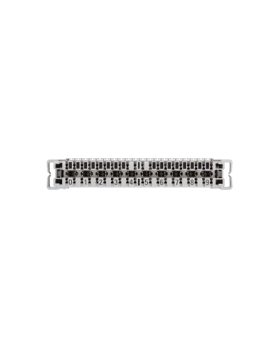 NMC-PL10-CC-10 (10 шт). Плинт неразмыкаемый, (0...9), крепление под кронштейн. NIKOMAX в Коломне