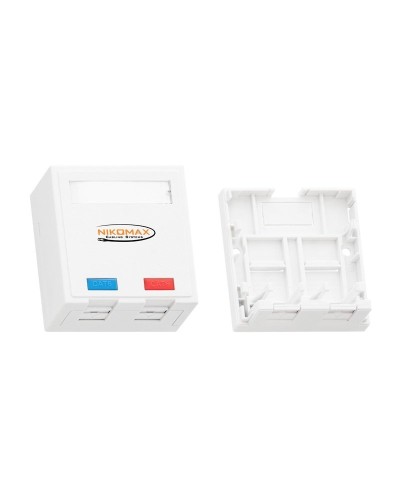 NMC-MB2P-ST-WT. Корпус настенной розетки. NIKOMAX в Коломне