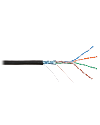 F/UTP 4pair, Cat5e, Solid, In/Out, нг(А)-HF (NMC 4200C-BK). Кабель «витая пара» (LAN) для структурированных систем связи. NIKOMAX в Коломне