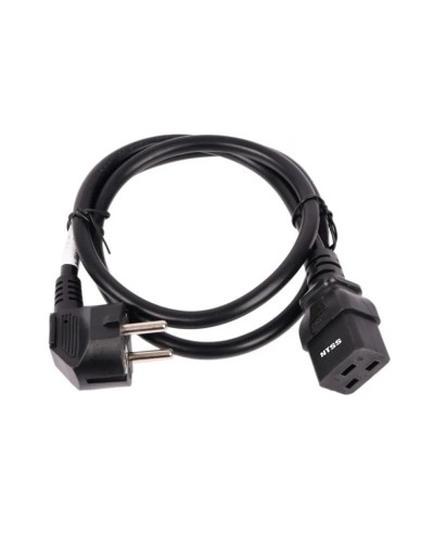 NTSS-PC19772 C19-Schuko проводник.:3х1.5мм2 3м 220/250В 16А черный. Кабель питания. NTSS в Коломне