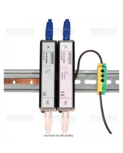 SP-IP/100D. Устройство грозозащиты цепей Ethernet. OSNOVO в Коломне