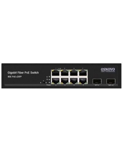 SW-80802(150W). Промышленный PoE коммутатор Gigabit Ethernet на 10 портов. OSNOVO в Коломне