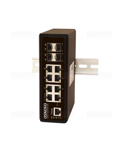 SW-70804/IL. Промышленный коммутатор Gigabit Ethernet на 12 портов. OSNOVO в Коломне