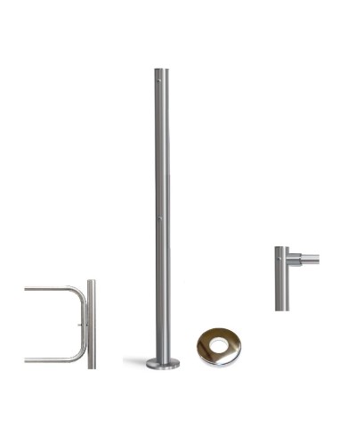 PERCo-BH02 2-15 с крышкой. Стойка с отверстием под стопорный механизм поворотной секции и с 2-мя отверстиями для крепления патрубков на стороне, противоположной створке. PERCo в Коломне