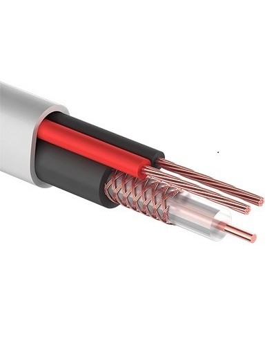 КВК-В-2+2x0,50 мм² (Cu/Cu) белый PROconnect (01-4213). Кабель комбинированный для систем видеонаблюдения. PROCONNECT в Коломне