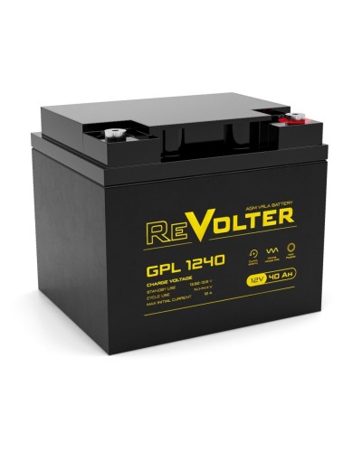 Revolter GPL 1240. Аккумулятор автомобильный герметичный свинцово-кислотный. Revolter в Коломне