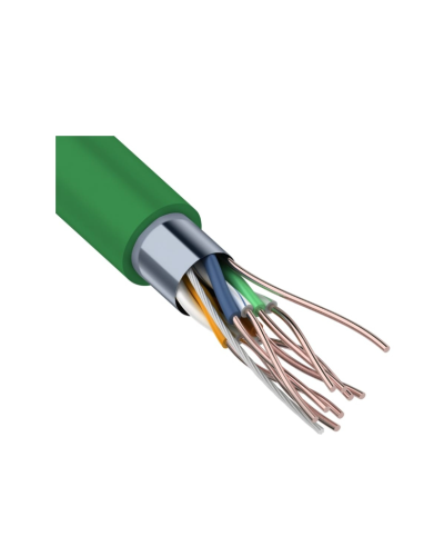 F/UTP, CAT 5e, нг(А)-LSLTx, 4х2х0,52мм, 24AWG, INDOOR, SOLID, зеленый, 305м REXANT (01-0161). Кабель «витая пара» (LAN) для структурированных систем связи. Rexant в Коломне