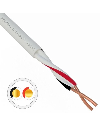КПСВВнг(А)-LSLTx 1х2х0,5 REXANT (01-4870). Кабель для систем передачи данных пониженной пожароопасности c низким дымо- и газовыделением, с низкой токсичностью продуктов горения. Rexant в Коломне