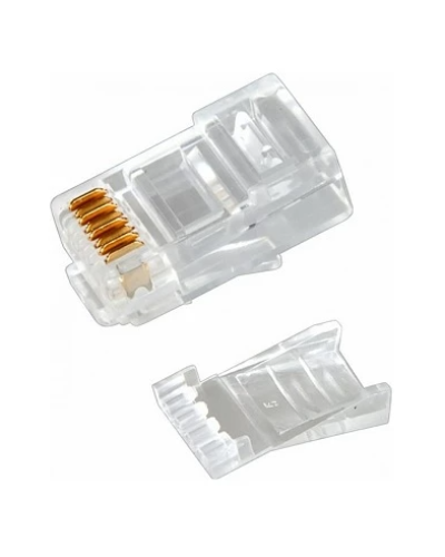 Разъем RJ-45(8P8C) под витую пару, UTP, CAT 6, с вставкой REXANT (05-1031). Разъем RJ-45. Rexant в Коломне