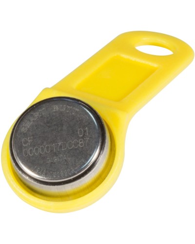DS 1990А-F5 (желтый). Ключ электронный Touch Memory с держателем. SLINEX в Коломне
