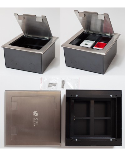 Люк на 4 поста (45х45), из нержавеющей стали, с коробкой, IP40 (300014). Люк. SPL в Коломне