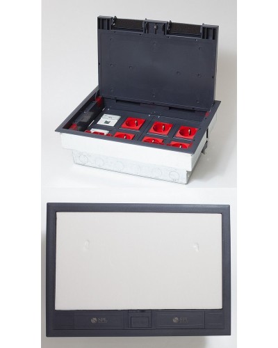 Люк на 8 постов (45х45), металл/пластик, с металлической коробкой, IP40 (300009). Люк. SPL в Коломне