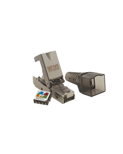Коннектор 8P8C STP 6A (RJ-45) безынструментальный (10-0240). Разъем RJ-45. SUPRLAN в Коломне